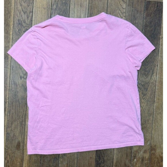 Levi’s Women’s Pink Floral Graphic Pocket Tee Shirt Large - Picture 5 of 7